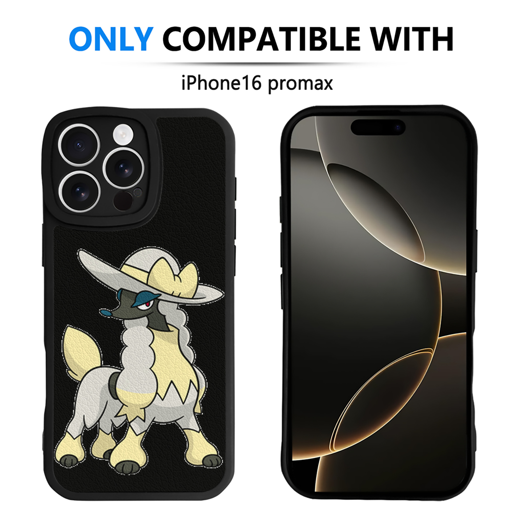 （画像用） ポケットモンスター Pokémon 【iPhone 16シリーズ対応】シリコンスマホケース（レザー調） 材質：シリコン
